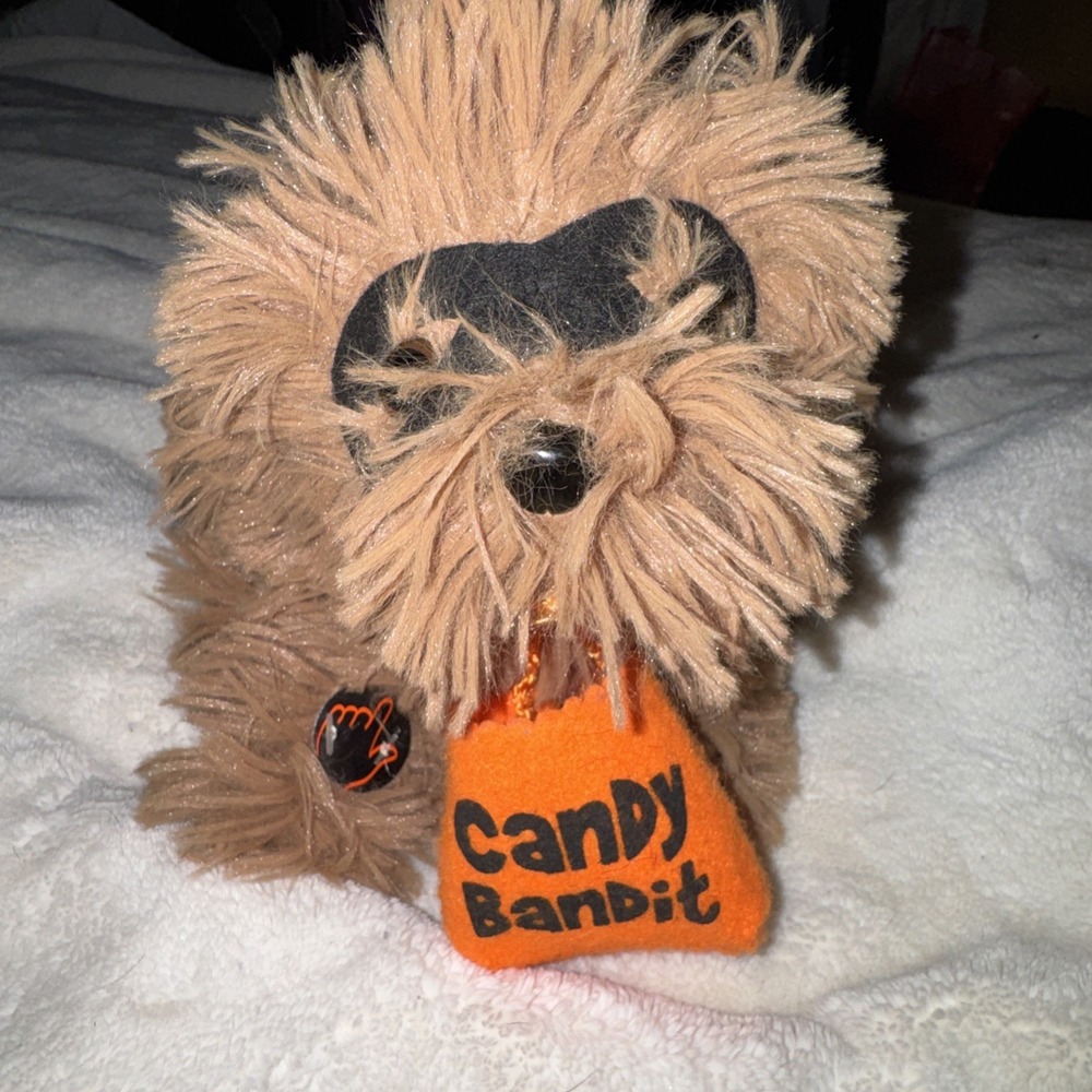 Dan Dee 8″ Animated Brn Maltese Puppy Dances & Sings "I WANT CANDY" BOW WOW WOW‎